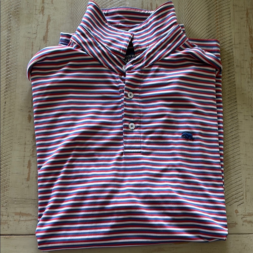 Men's Onward Reserve Polo Shirt - Red, White, and Blue